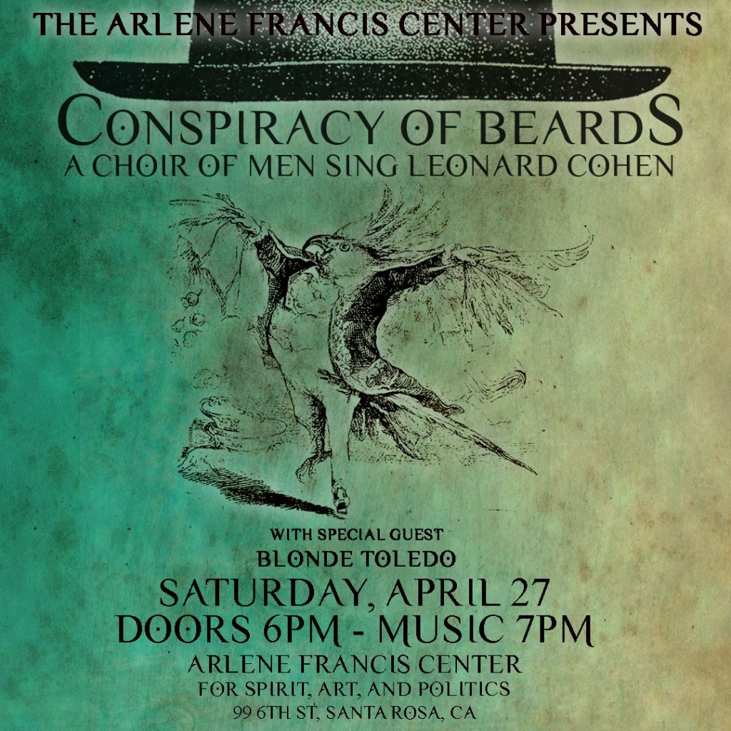 Conspiracy of Beards Santa Rosa poster 4-27-2019